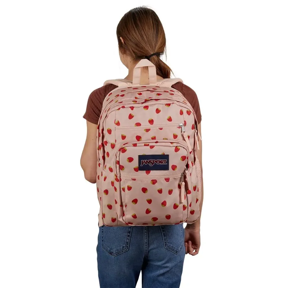 JanSport Big Student backpack in Strawberry Shower -NWT! - Picture 7 of 8